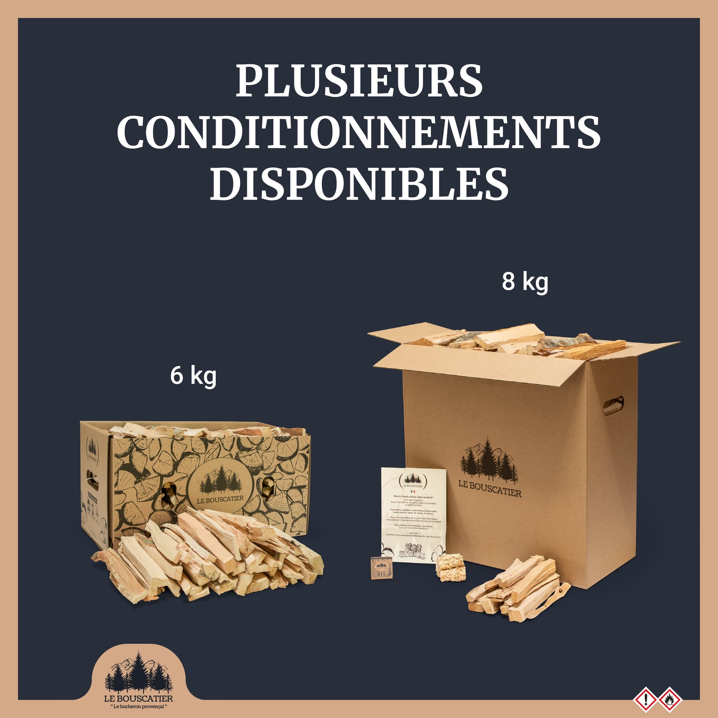 6 kg - Bois d'allumage