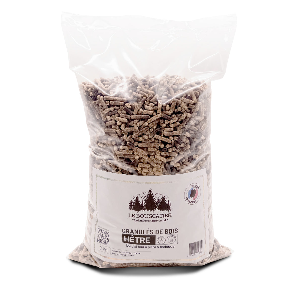 Granulés 100% Hêtre pour Barbecue & Four à Pizza, Pellets de Fumage Naturels Haute Qualité Fabrication française