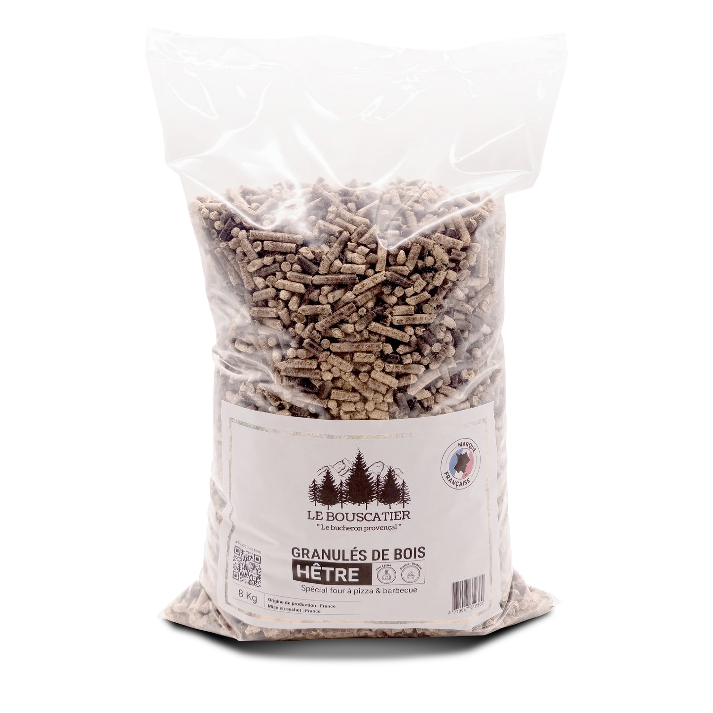 Granulés 100% Hêtre pour Barbecue & Four à Pizza, Pellets de Fumage Naturels Haute Qualité Fabrication française