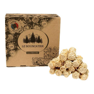 Allumes-feu en laine de bois 100% naturel