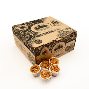 100u cupcake allumes-feu premium en sciure de bois 100% naturel pour barbecue et brasero