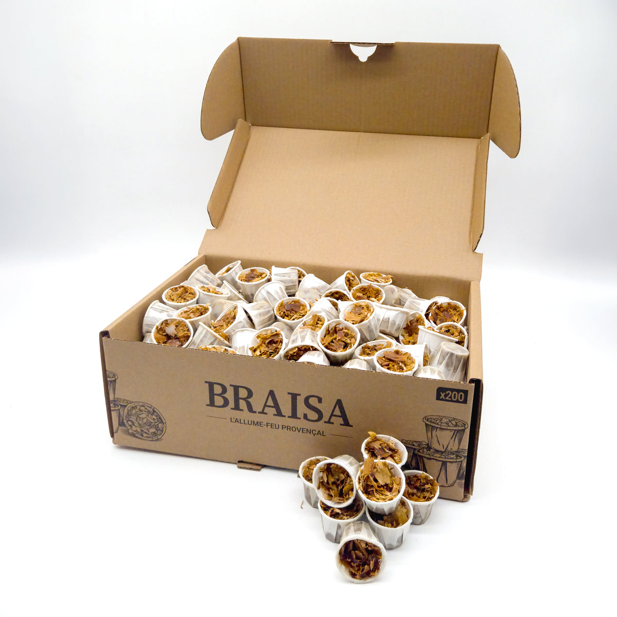 Braisa - nos allume-feu premium 100% naturel 15mins de combustion