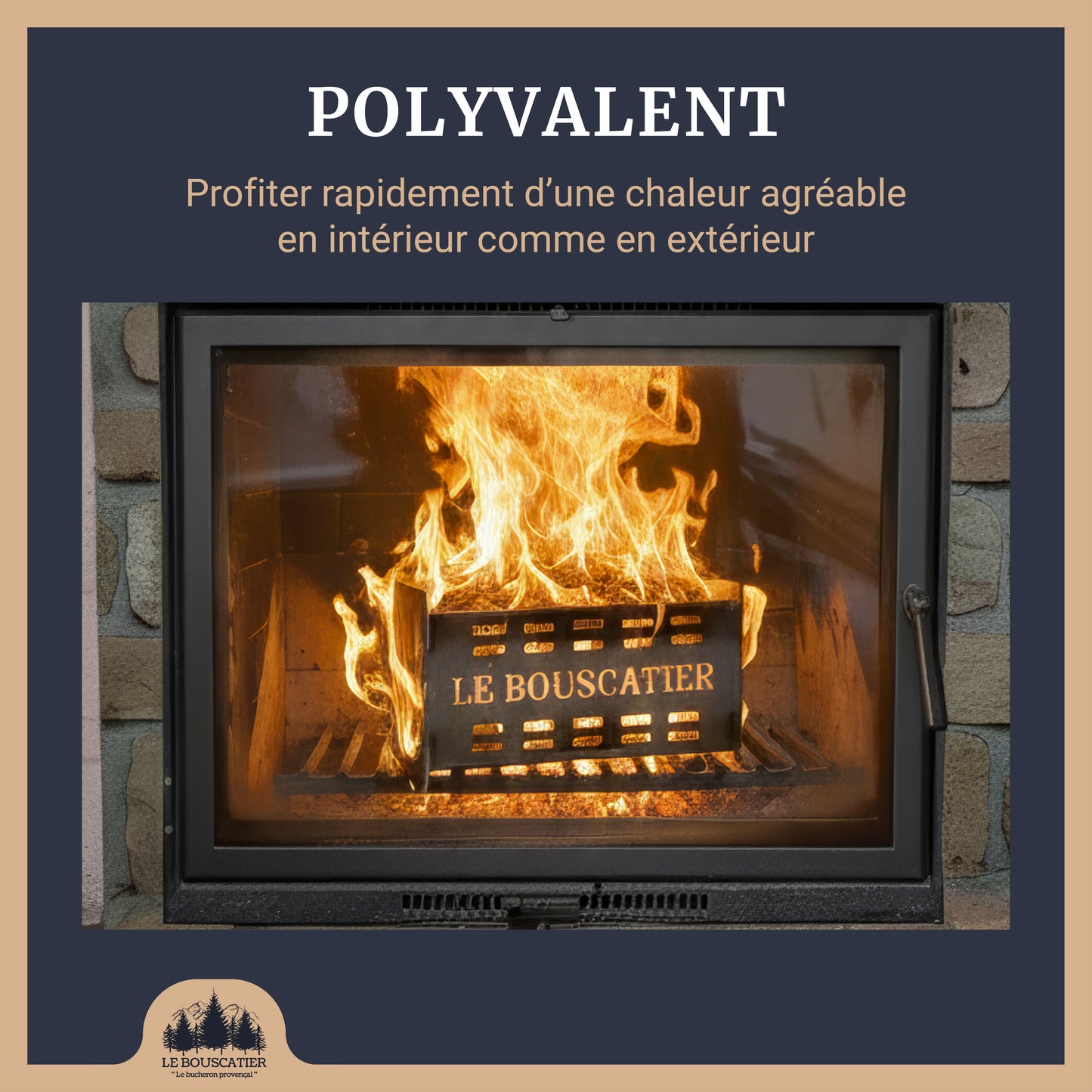 Panier bruleur à Granulés pour Poêle, Insert et cheminée en Acier Haute Résistance