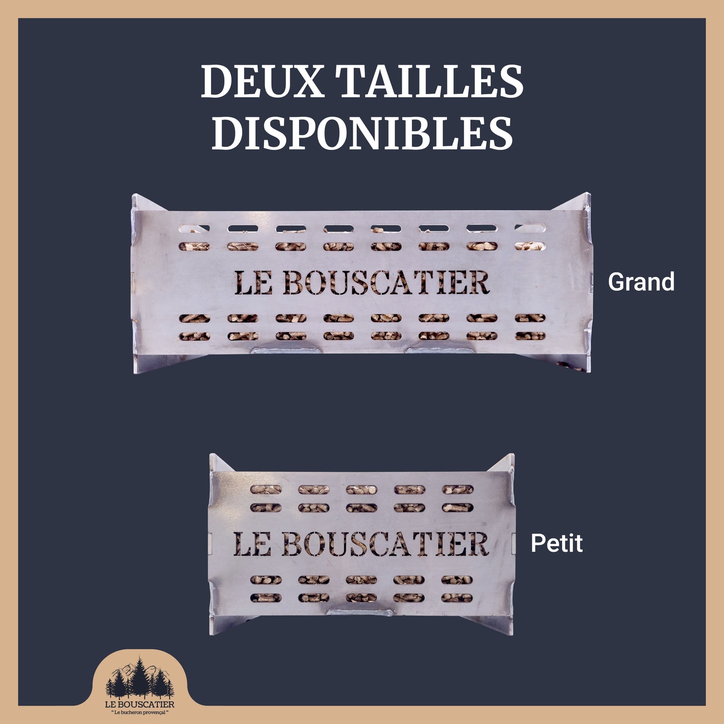 Panier bruleur à Granulés pour Poêle, Insert et cheminée en Acier Haute Résistance