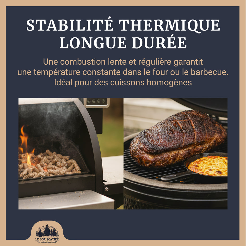 Granulés 100% Hêtre pour Barbecue & Four à Pizza, Pellets de Fumage Naturels Haute Qualité Fabrication française