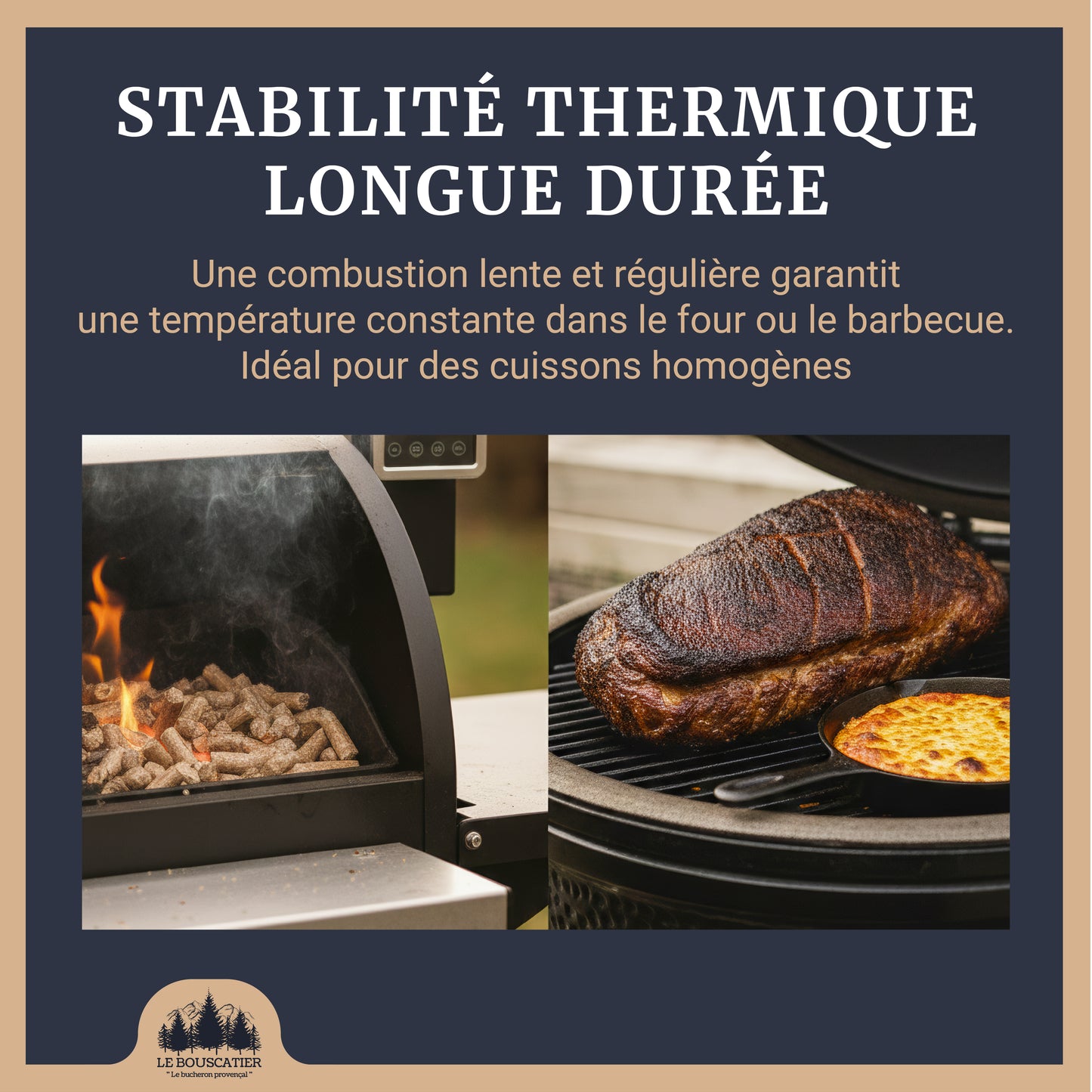 Granulés 100% Hêtre pour Barbecue & Four à Pizza, Pellets de Fumage Naturels Haute Qualité Fabrication française