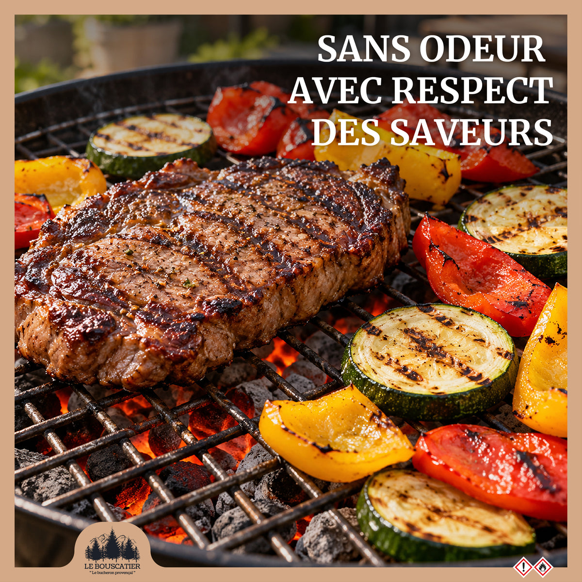 Gel Allume-Feu 1L – Origine Végétale – Allumage Rapide et sans Odeur – Barbecue, Cheminée, Poêle, Insert, Brasero