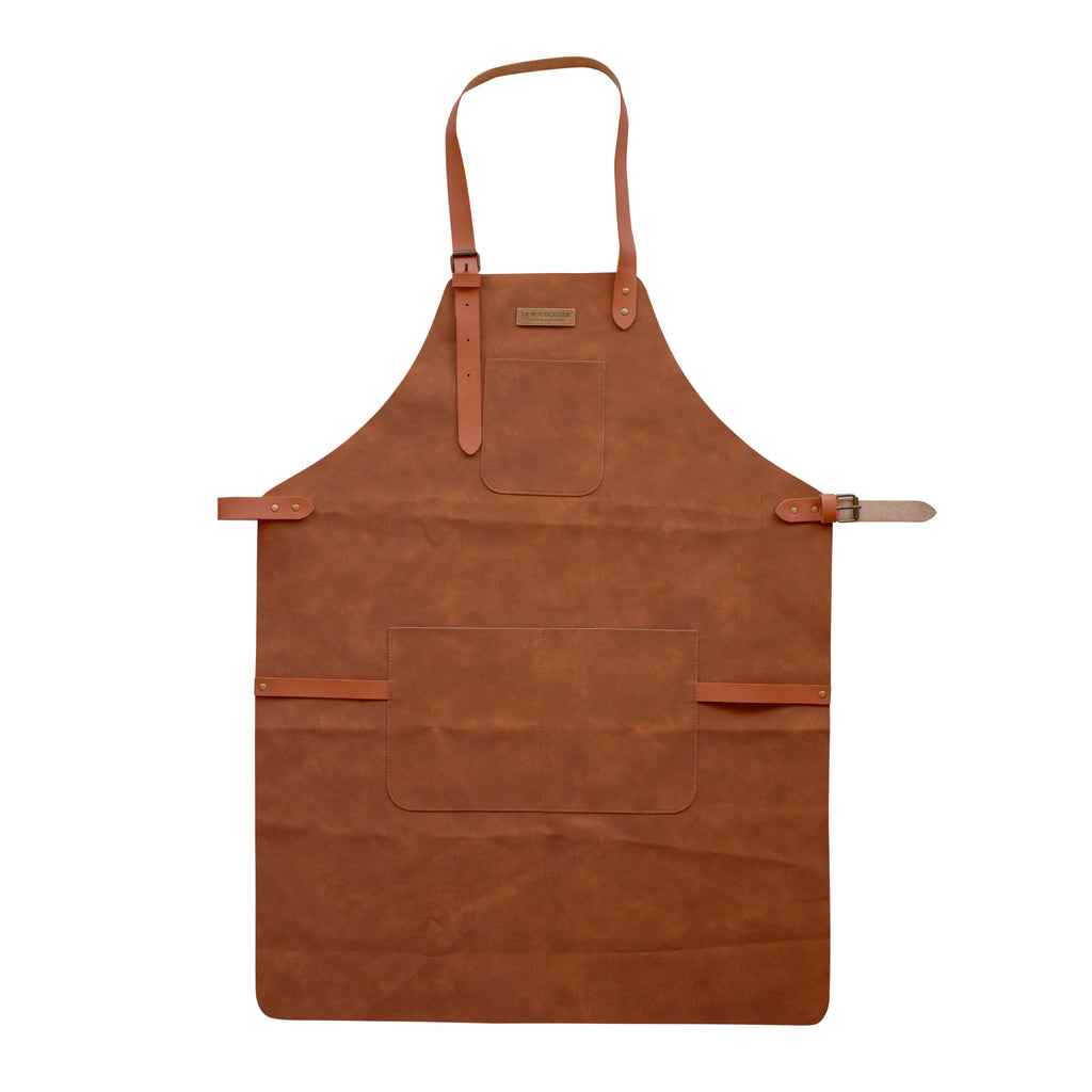 Tablier cuisine en cuir - Brasero, barbecue, cuisine extérieur intérieur