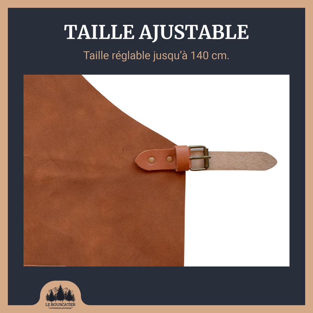 Tablier cuisine en cuir - Brasero, barbecue, cuisine extérieur intérieur