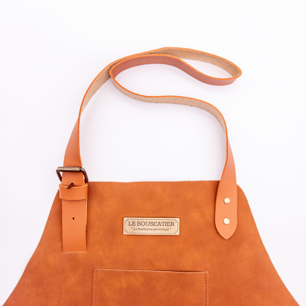 Tablier cuisine en cuir - Brasero, barbecue, cuisine extérieur intérieur