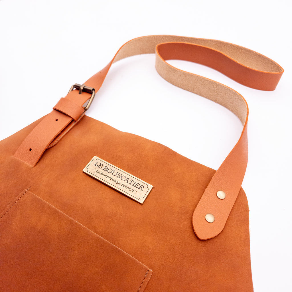 Tablier cuisine en cuir - Brasero, barbecue, cuisine extérieur intérieur