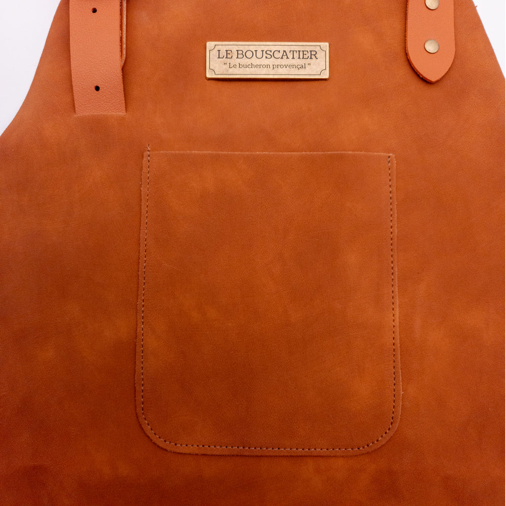 Tablier cuisine en cuir - Brasero, barbecue, cuisine extérieur intérieur