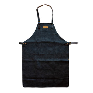Tablier cuisine en cuir - Brasero, barbecue, cuisine extérieur intérieur