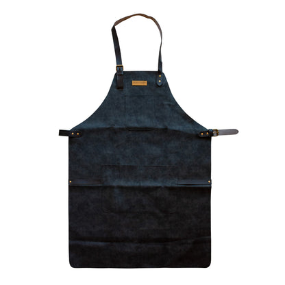Tablier cuisine en cuir - Brasero, barbecue, cuisine extérieur intérieur