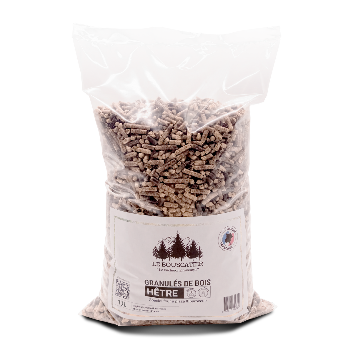 Granulés 100% Hêtre pour Barbecue & Four à Pizza, Pellets de Fumage Naturels Haute Qualité Fabrication française