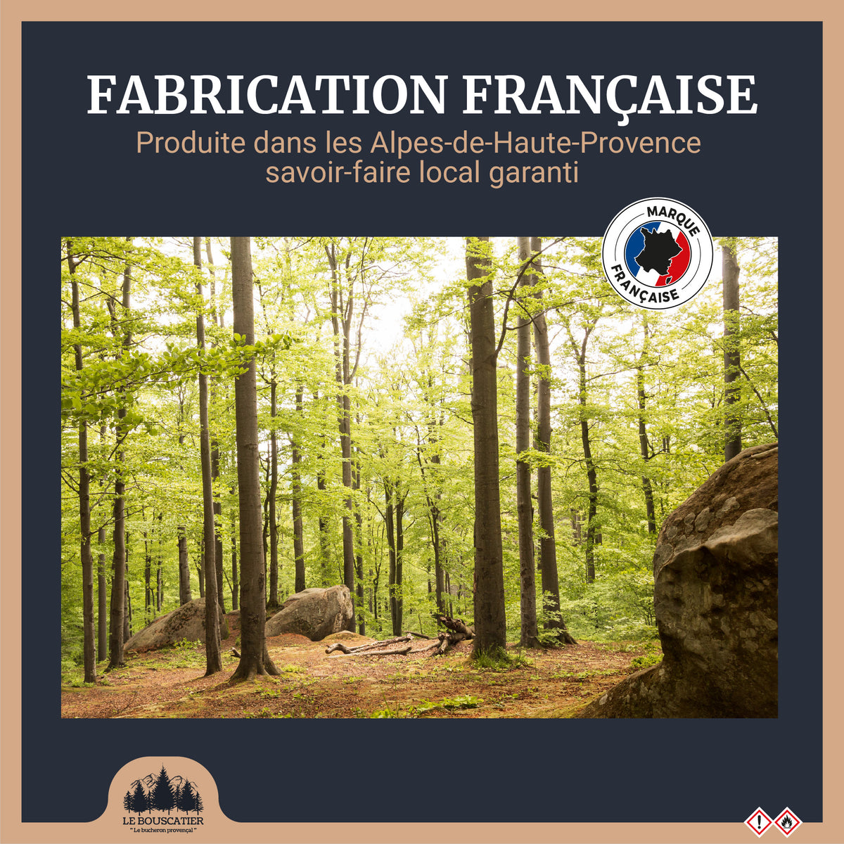 Sachet de sciure de fumage 100% hêtre