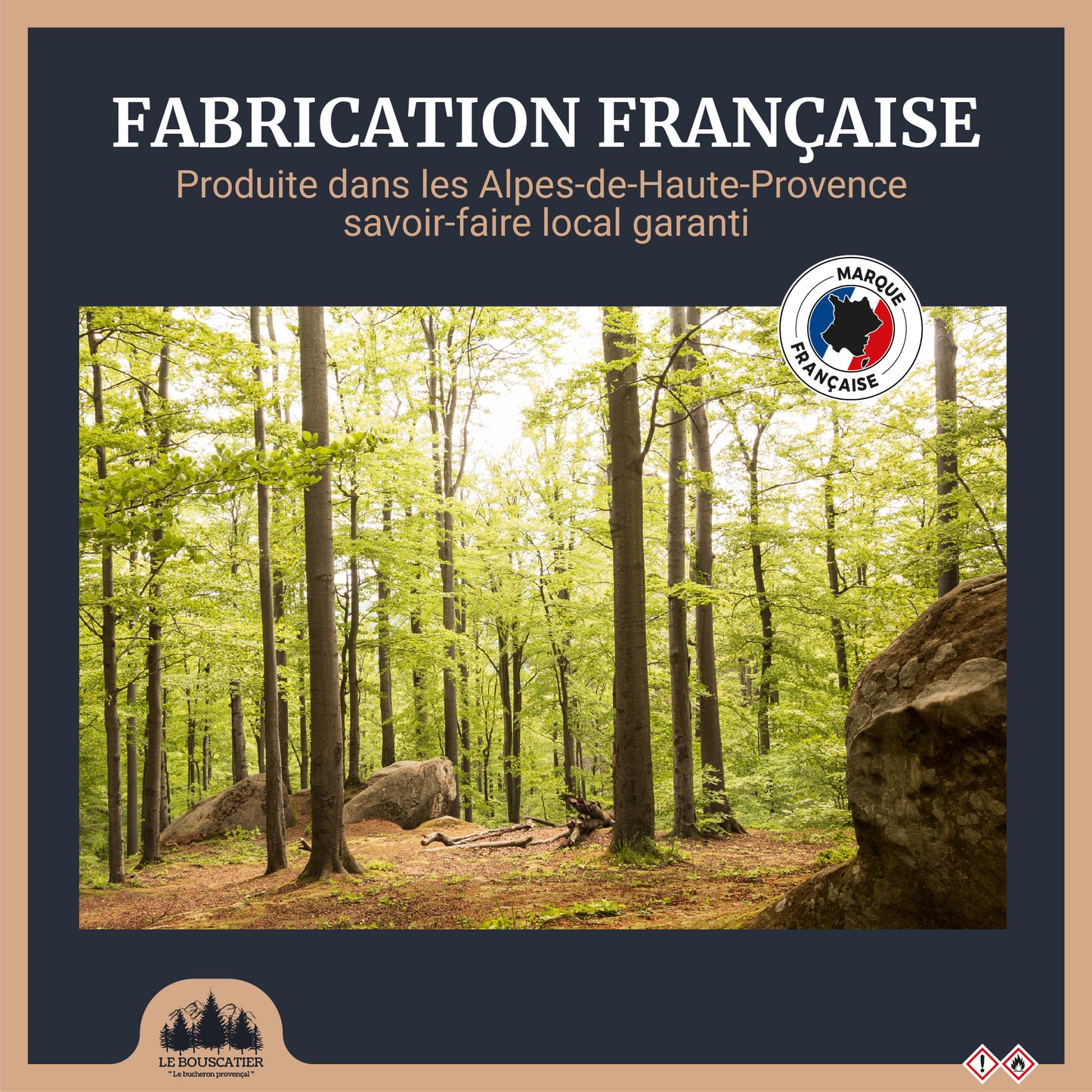 Sachet de sciure de fumage 100% hêtre